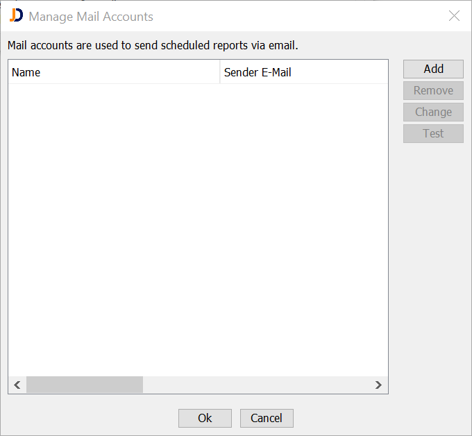 Manage Mail Accounts