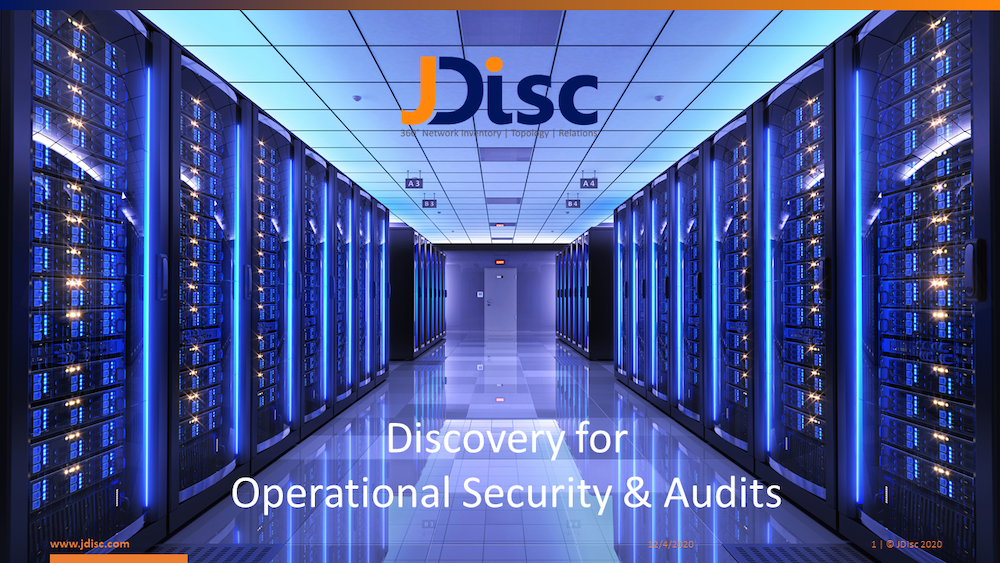 Disocvery for Operational Security