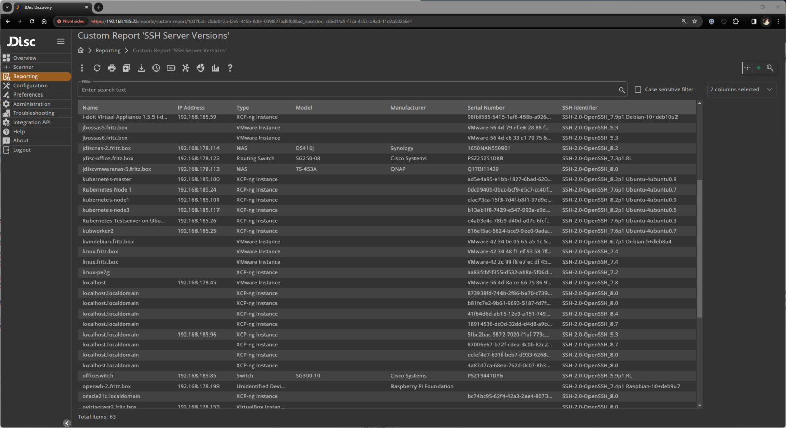 SSH Vulnerability CVE202348795 JDisc Network Discovery